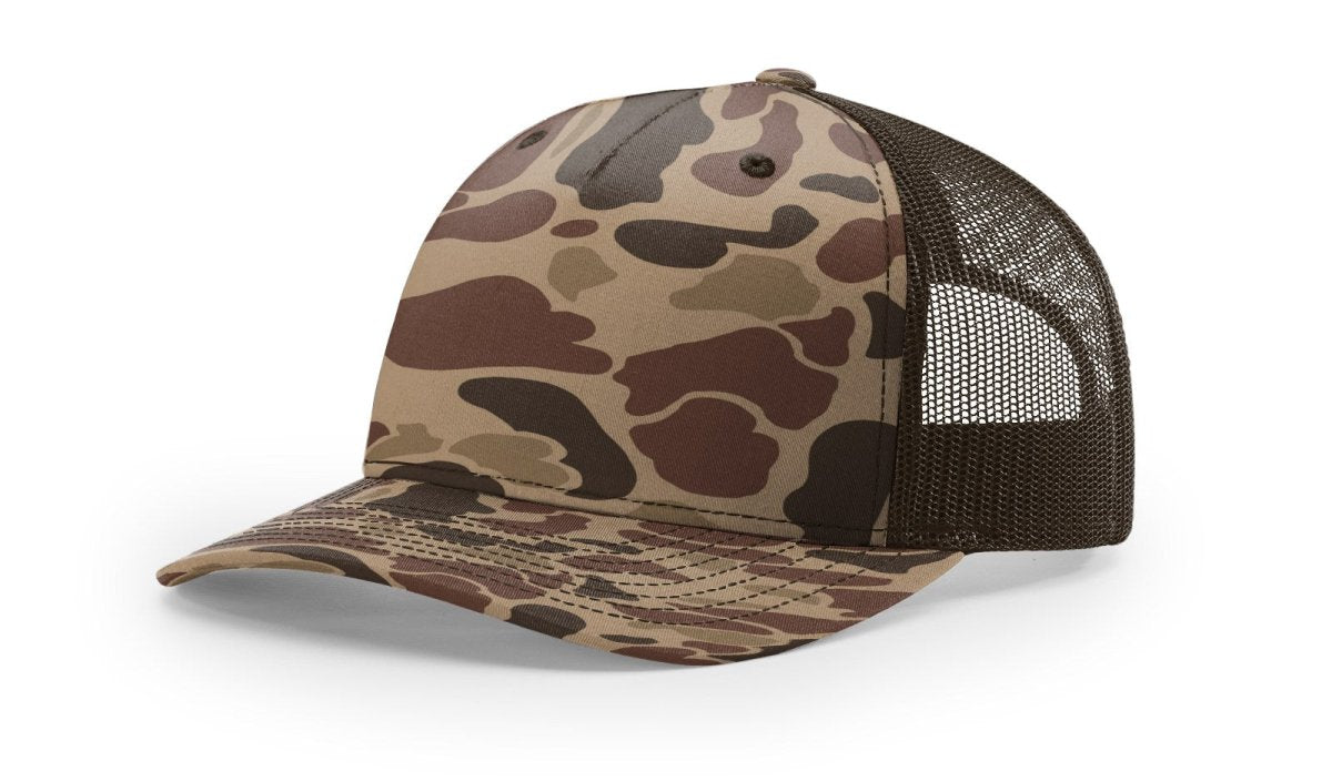 Trucker Bark Duck Camo/Brown - The Mad Hatter Company