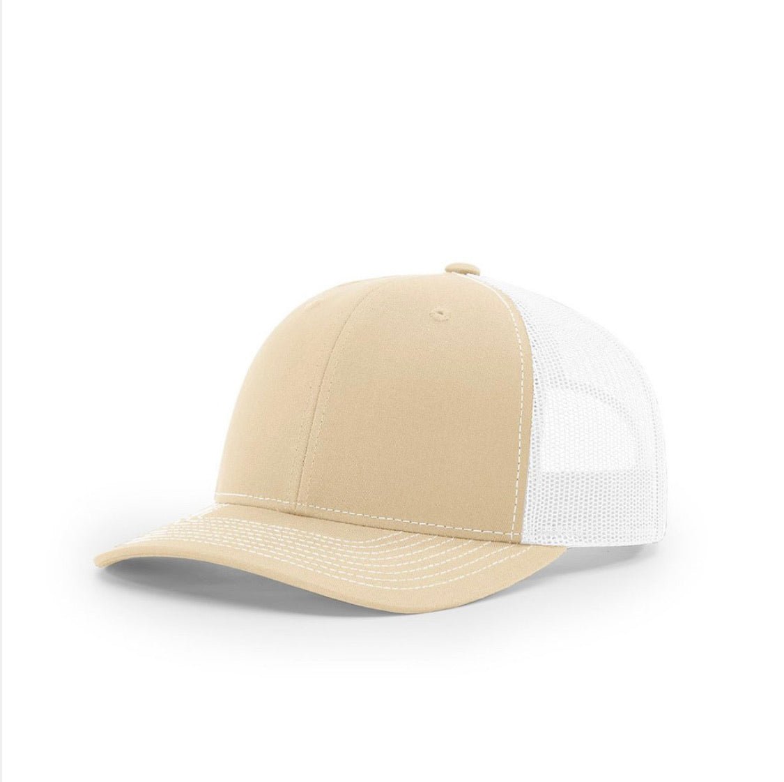 Trucker Khaki/White - The Mad Hatter Company