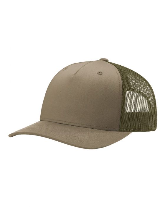 Trucker Pale Khaki/ Loden Green - The Mad Hatter Company