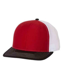Trucker Red / White / Black Blank Hat