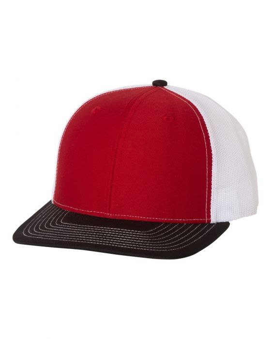 Trucker Red / White / Black - The Mad Hatter Company