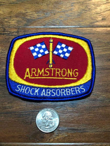 Vintage Armstrong Shock Absorbers Embroidered Patch