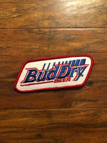 Vintage Bud Dry Beer Embroidered Patch