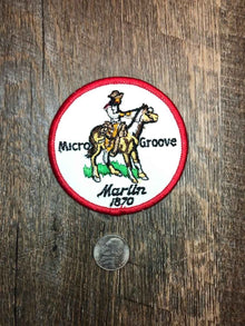 Vintage Micro Groove Marlin 1870 Embroidered Patch
