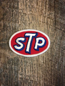 Vintage STP Racing Oil 1980's AE Embroidered Patch