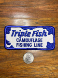 Vintage Triple Fish Camouflage Fishing Line - The Mad Hatter Company