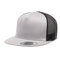 Flat Bill Silver/ Black