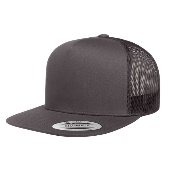 Flat Bill Charcoal/Black